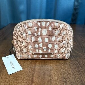 Brahmin NWT Tina - Doe Ombré- Cosmetic/Pouch/Clutch - VERY RARE, HTF